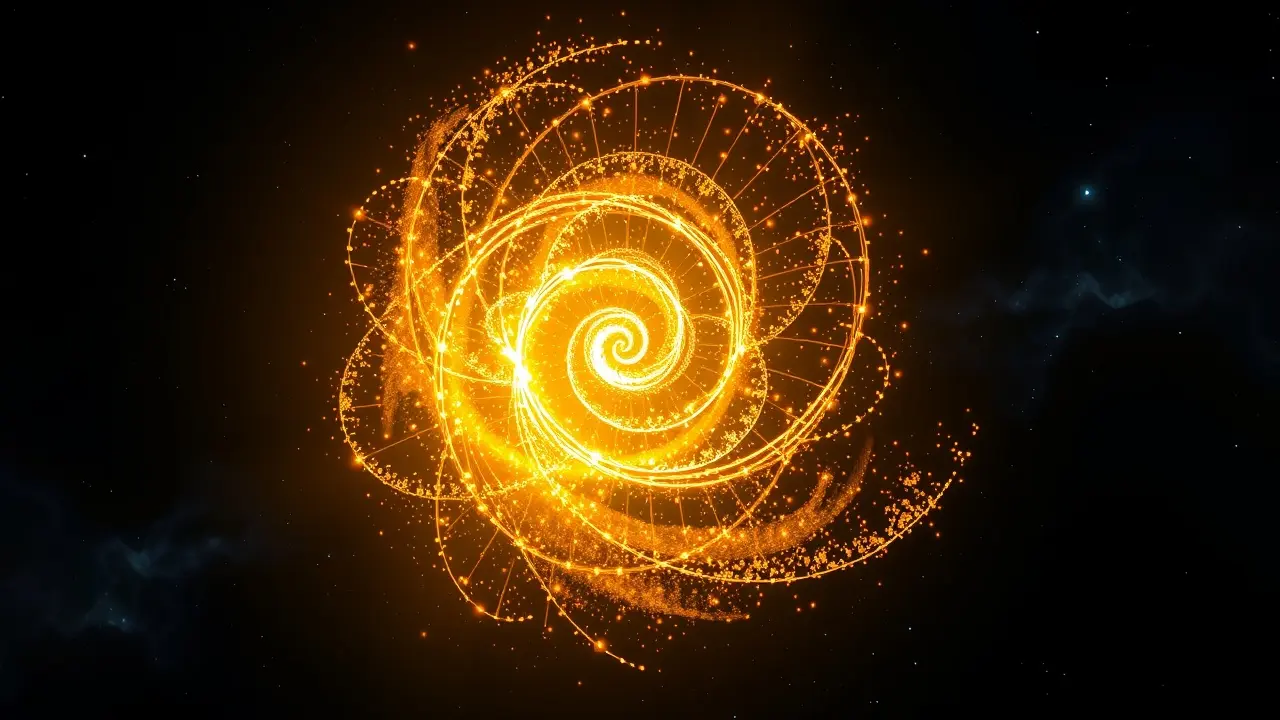 Sonhar com Espiral Áurea: Desvende os Mistérios e Significados Espiral áurea brilhante representando crescimento e harmonia
