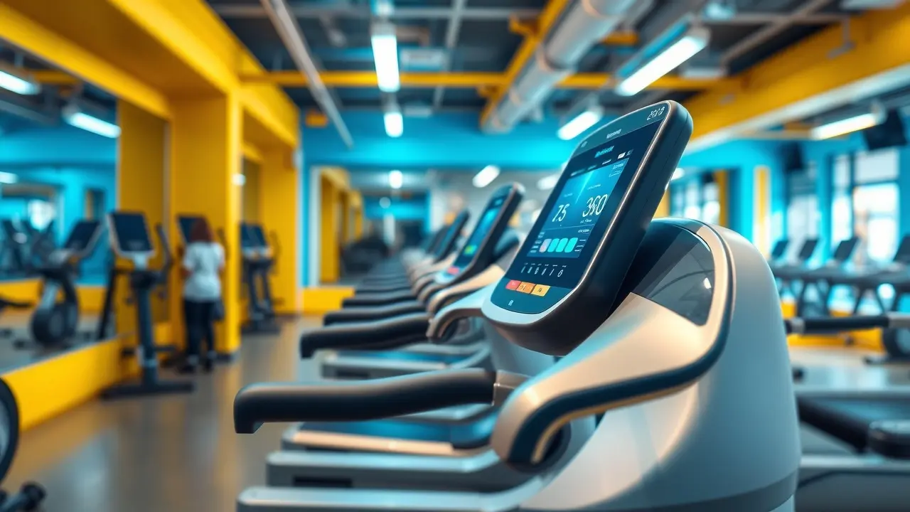 Sonhar com Esteira-Rolante: Descubra os Significados e Interpretações! Ilustração de uma esteira-rolante em academia.