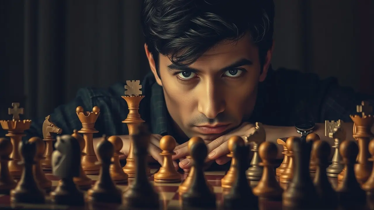 Pessoa pensando em estratégia