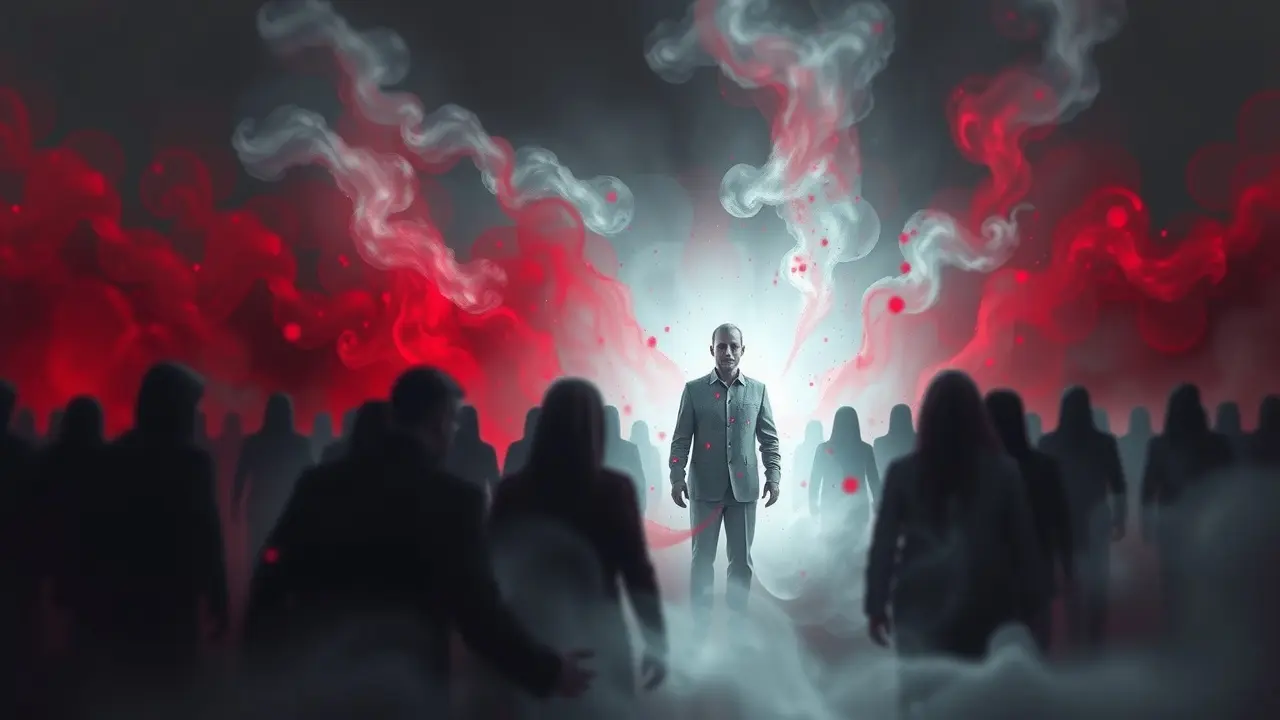 Ilustração de sonho com fanatismo