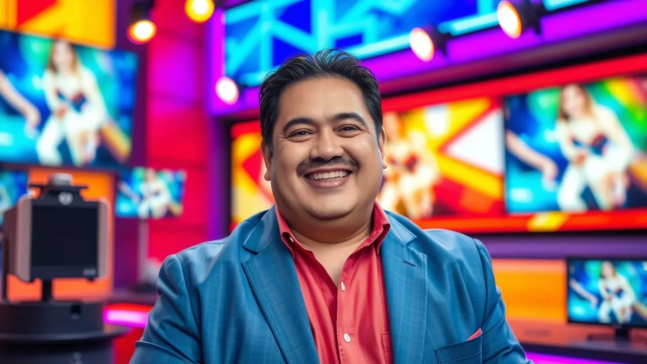 Sonhar com Faustão: Descubra o Significado e as Mensagens Ocultas Faustão sorrindo em um palco de TV