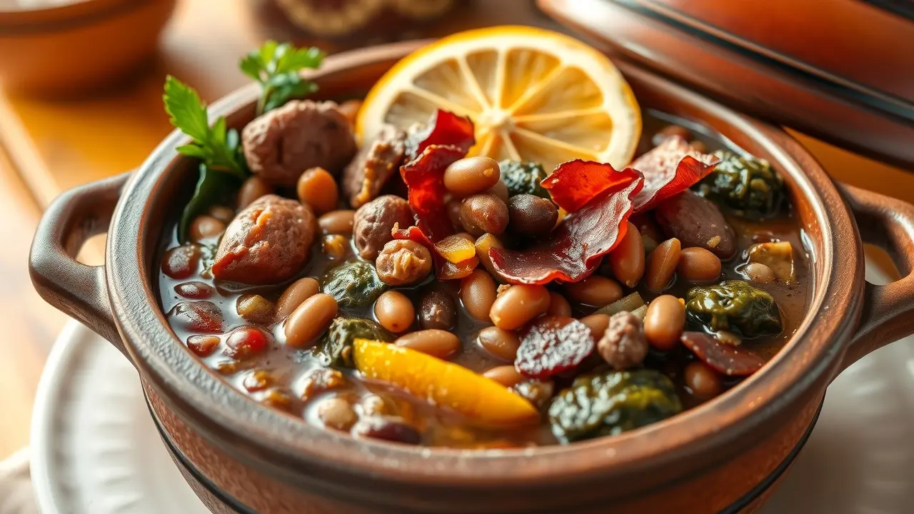 Significado de Sonhar com Feijoada: Uma Análise Completa Feijoada apetitosa em panela de barro