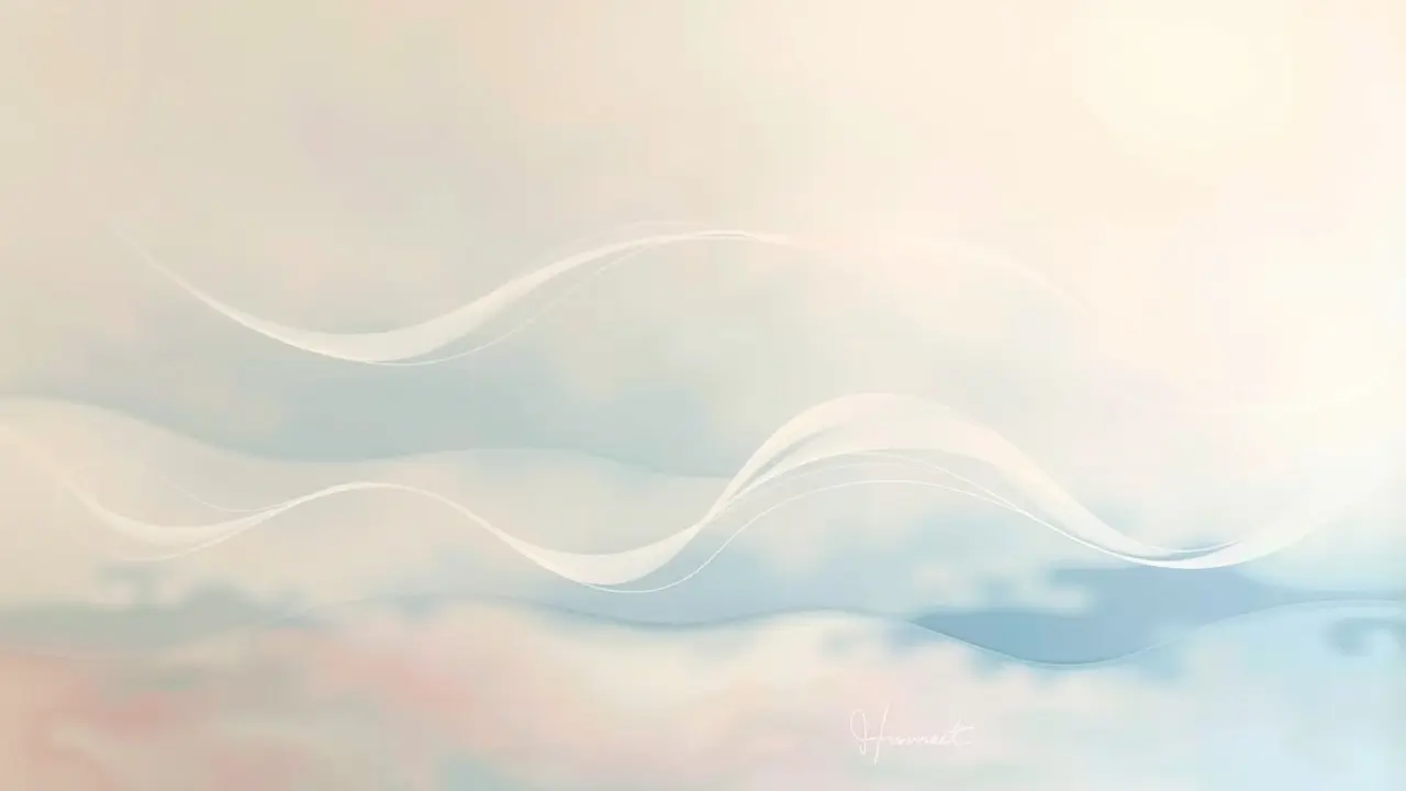 Sonhar com Fēng: Descubra o Significado e as Interpretações Ilustração de vento suave e calmo.