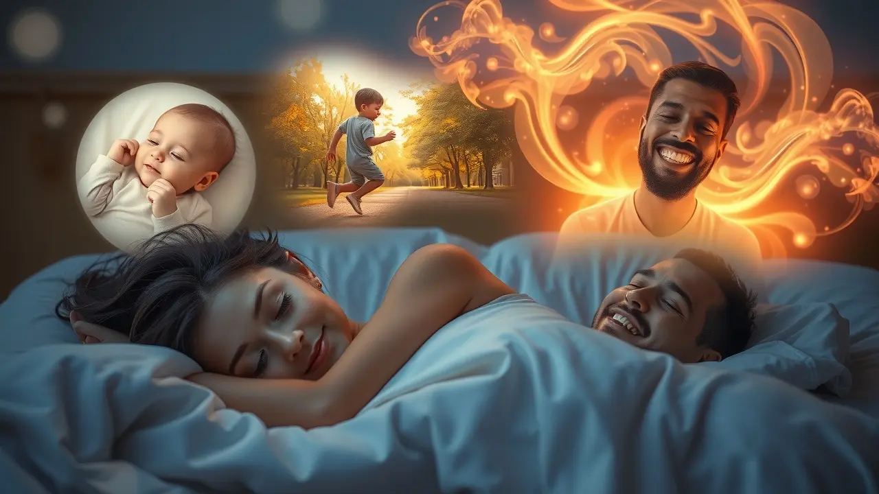 Sonhar Com Filho: Descubra os Significados e Interpretações Mulher sonhando com as fases da vida de um filho