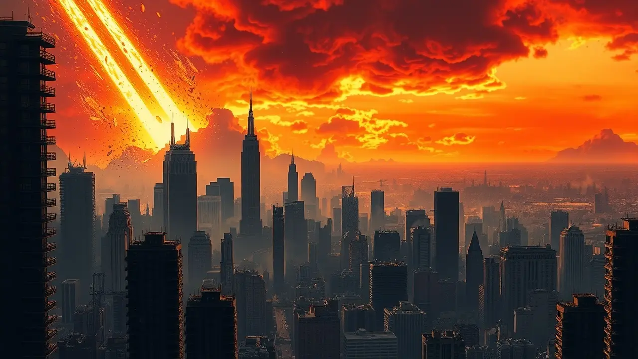 Sonhar com Fim do Mundo: Descubra o Significado Oculto Cidade destruída por cataclismo