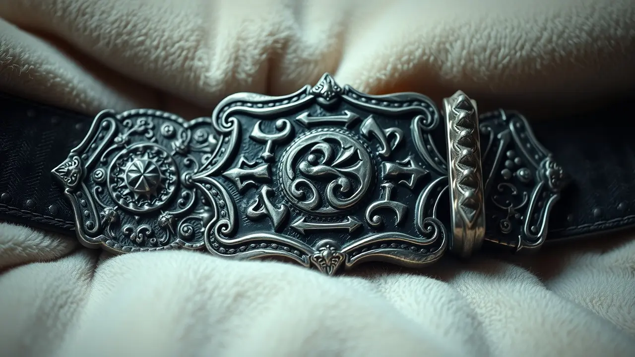 Fivela antiga ornamentada