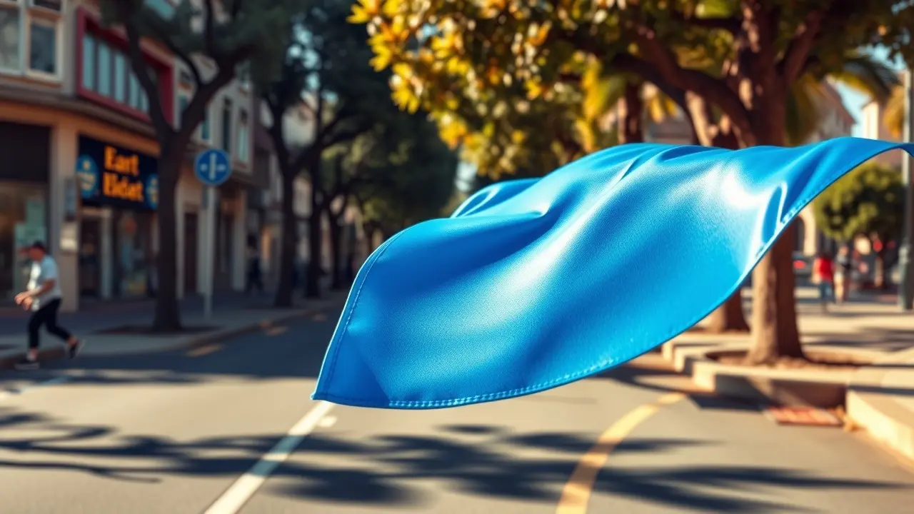 Significado de Sonhar com Folheto: Descubra as Mensagens Ocultas Folheto colorido flutuando ao sol.