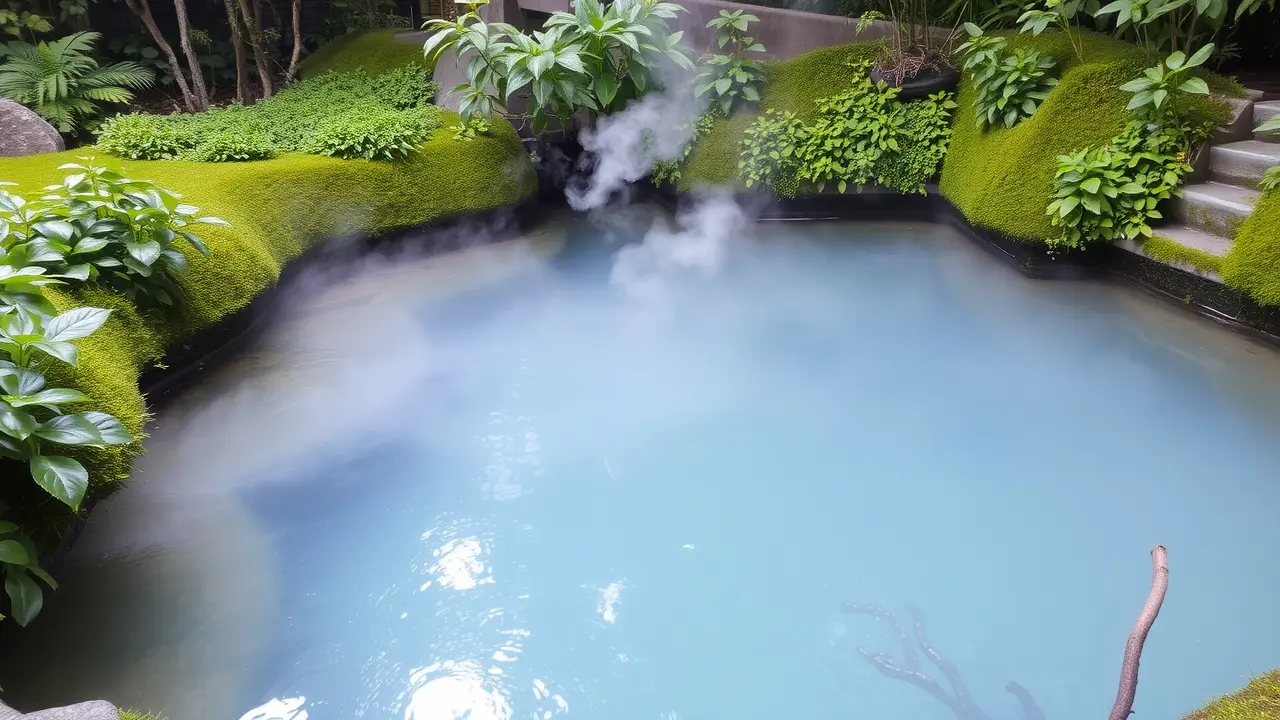 Fonte termal relaxante