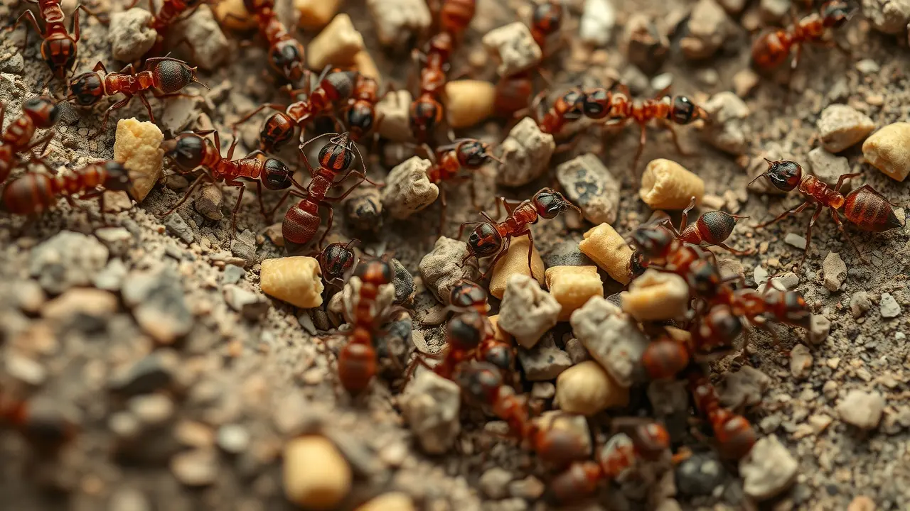 Significado de Sonhar com Formiga: Interpretações e Simbolismos Formigas trabalhando juntas