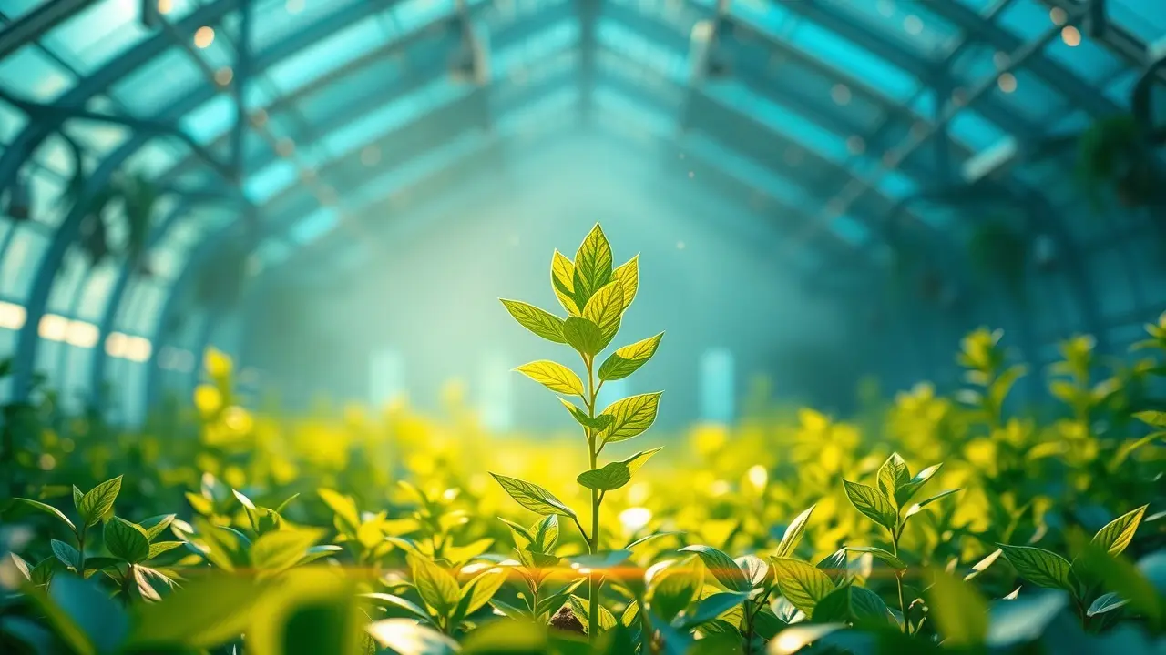 Sonhar com Fotossíntese: Desvendando os Significados Ocultos Planta realizando fotossíntese.
