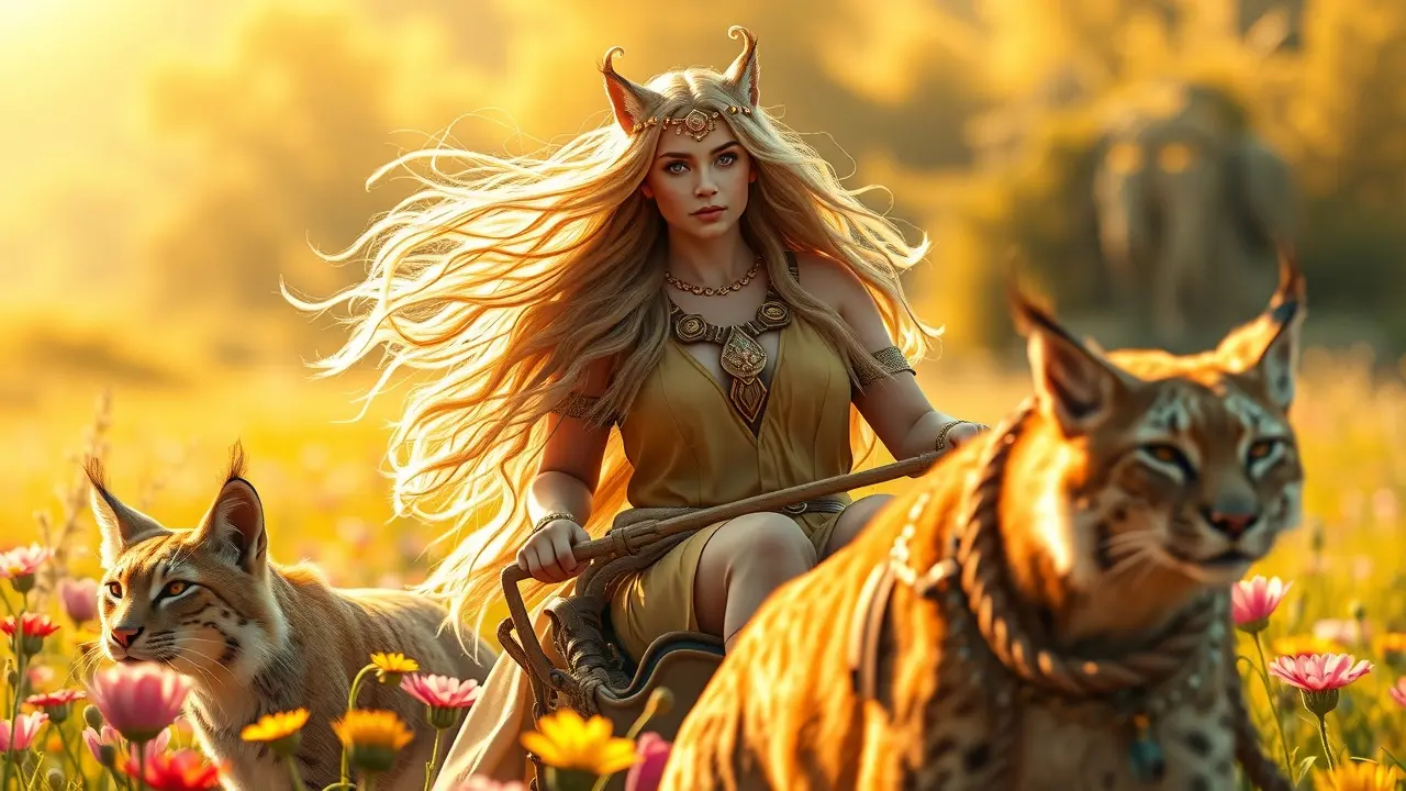 Freya, deusa nórdica do amor e beleza.