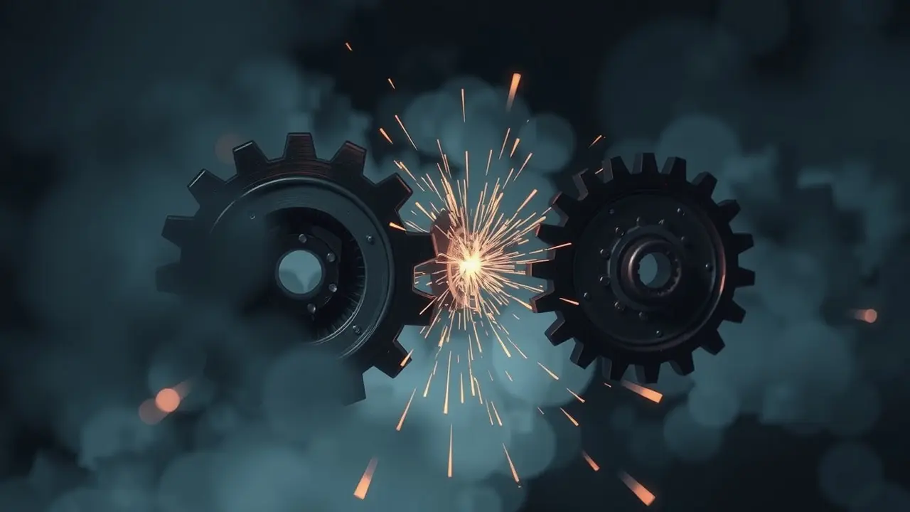 Sonhar com Fricção: Descubra o Significado e Suas Implicações Sonho com fricção simbolizando conflito interno.