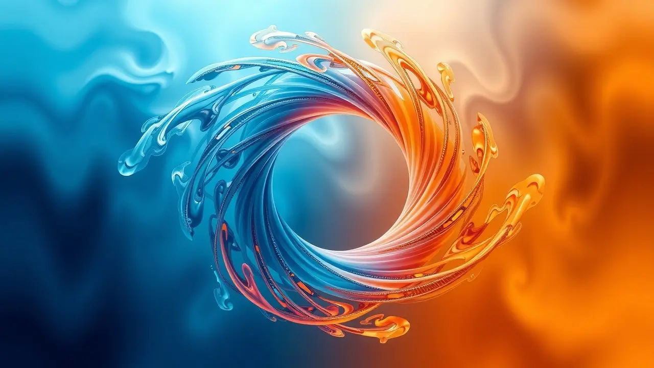 Sonhar com Fusão: Desvendando o Significado e as Implicações Conceito abstrato de fusão onírica.