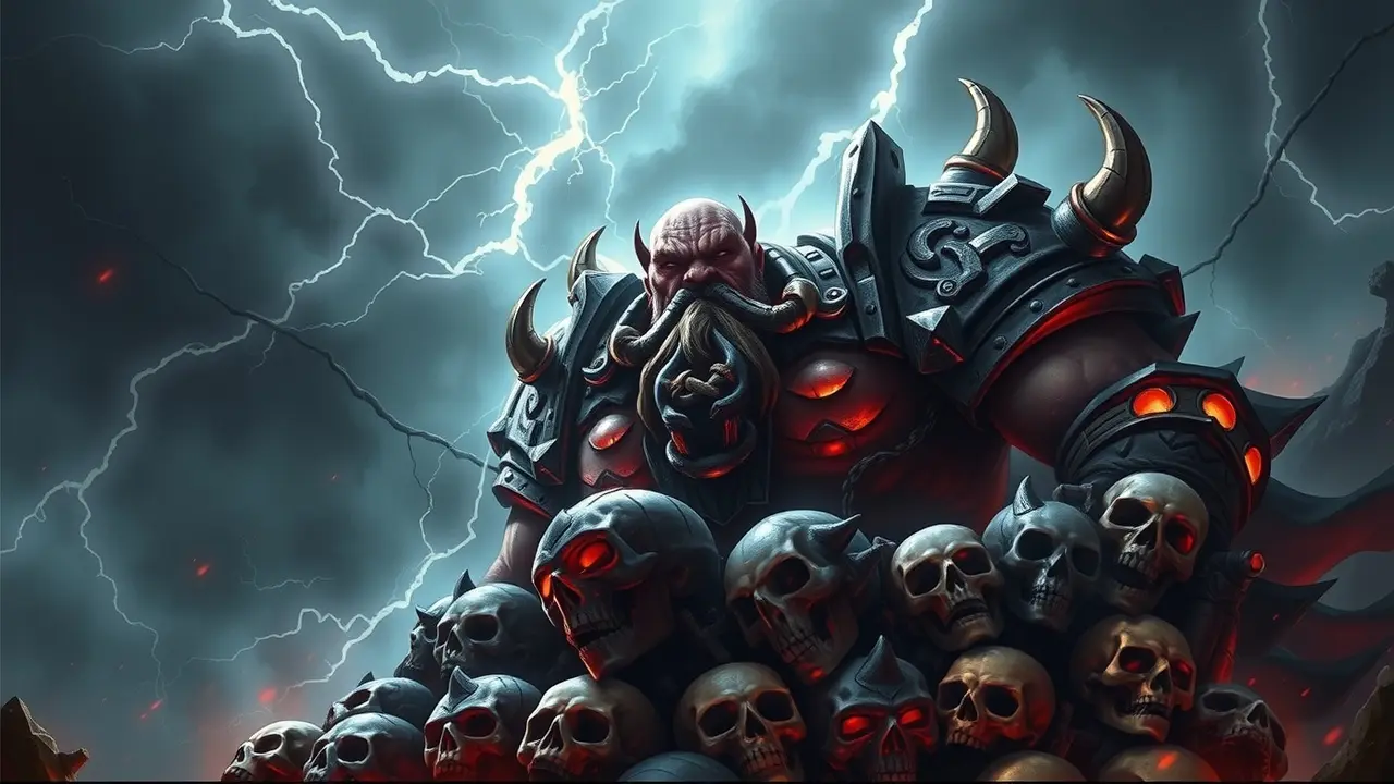 Significado de Sonhar com Garrosh Grito Infernal: Interpretações e Análise Garrosh Hellscream imponente em um sonho