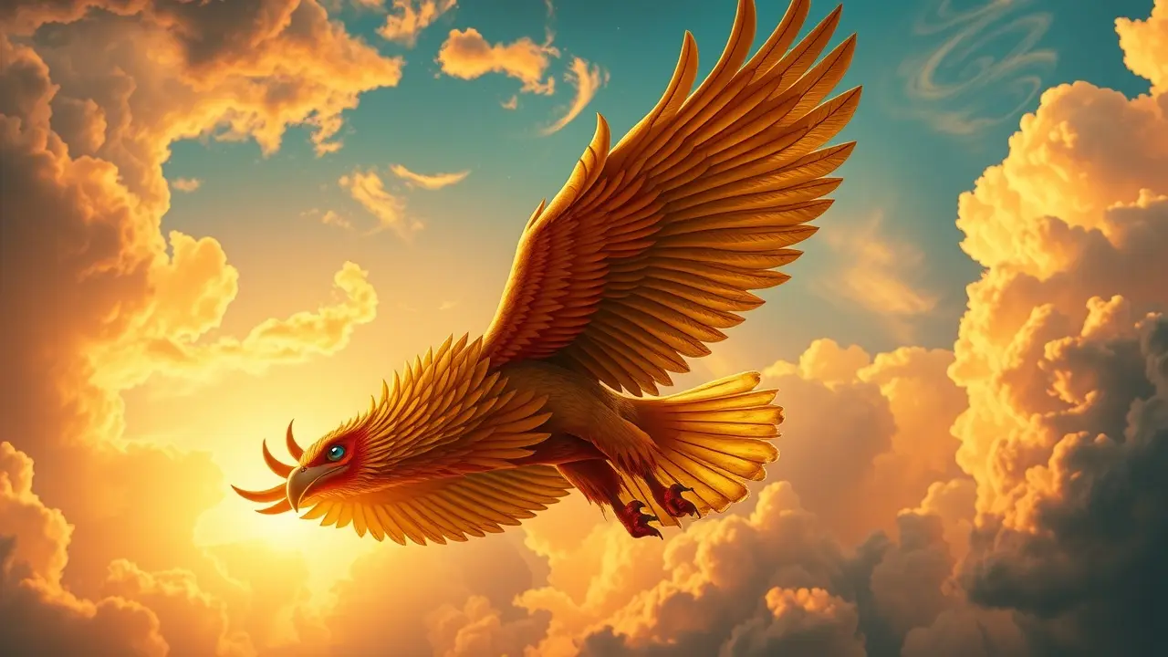 Sonhar com Garuda: Desvende os Mistérios por Trás da Visão Garuda voando no céu