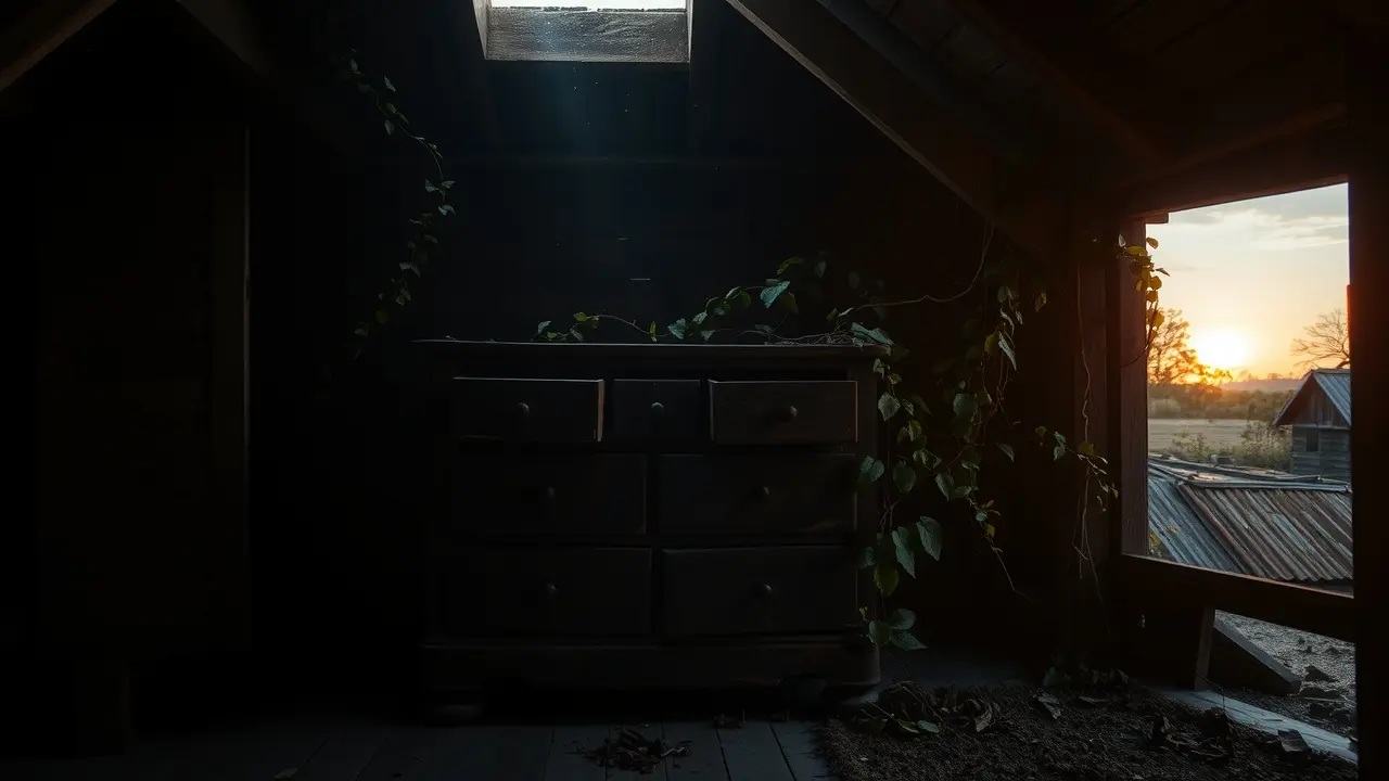 Sonhar com Gaveta: Descubra os Significados Ocultos! Gaveta antiga de madeira entreaberta.