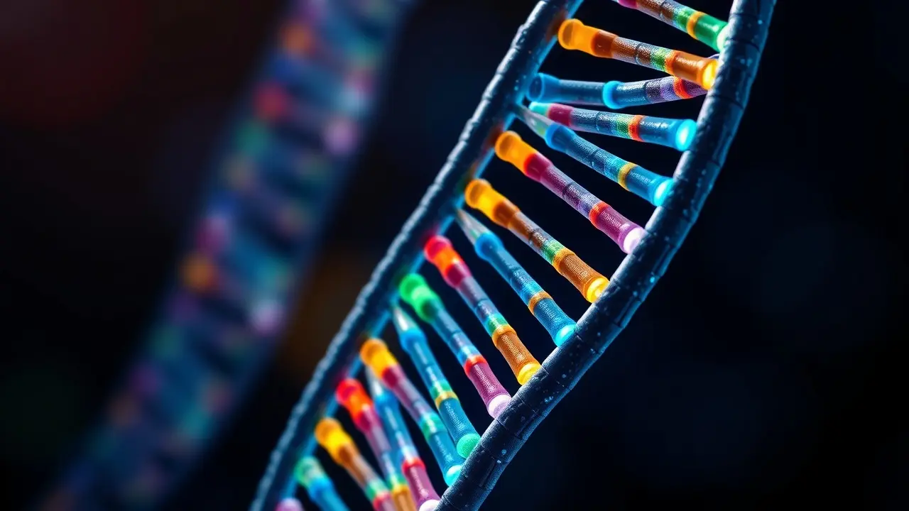 Ilustração de DNA para o sonho com gene.