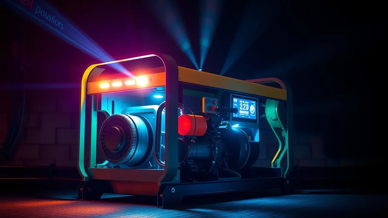 Significado de Sonhar com Gerador: Energia, Força e Soluções Gerador luminoso simbolizando energia em sonho