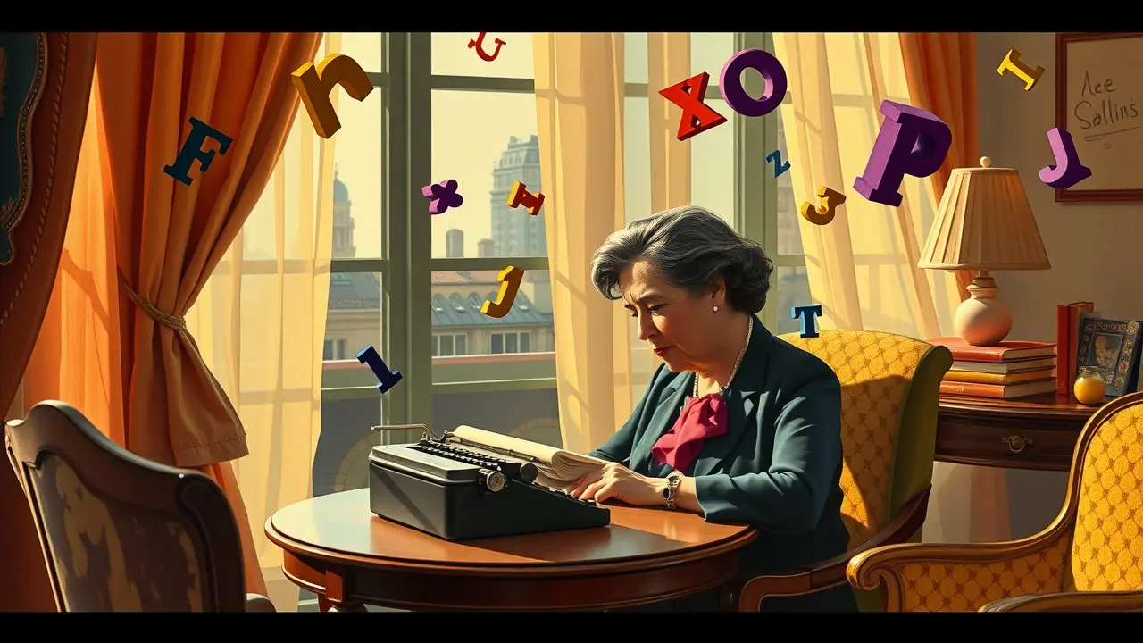 Sonho com Gertrude Stein em estilo cubista