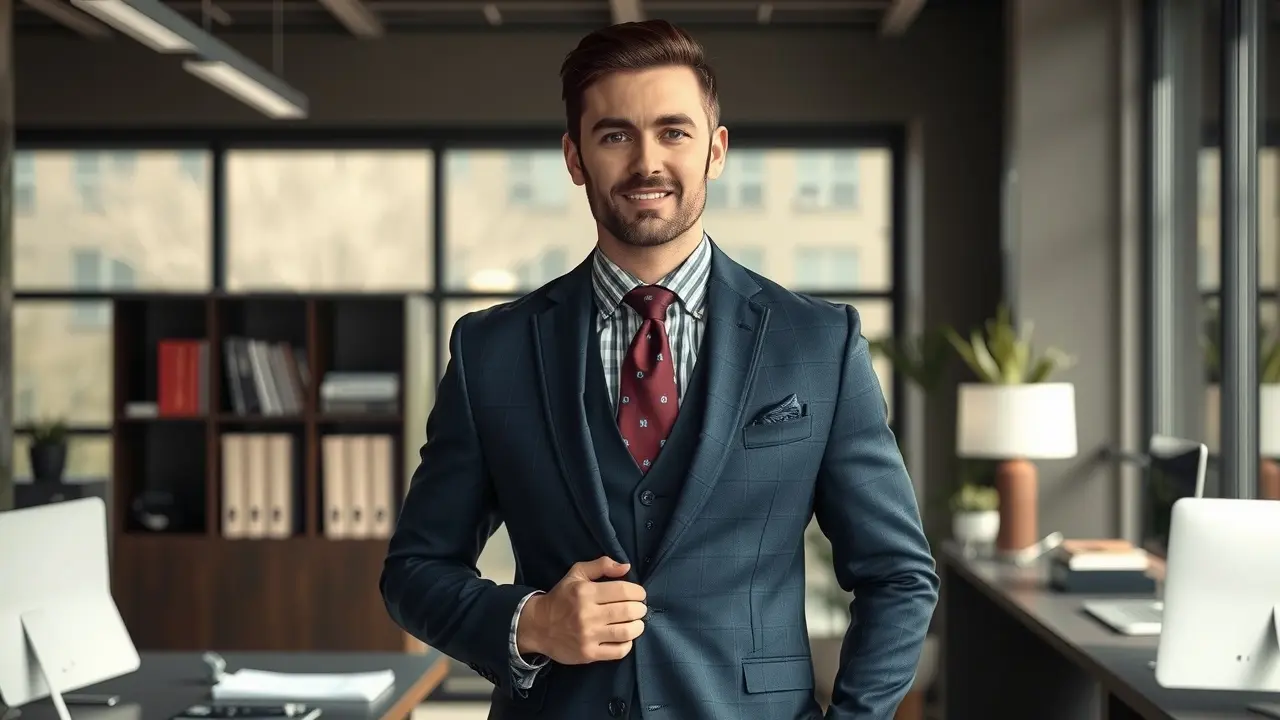 Sonhar com Gravata: Descubra os Significados Ocultos e Suas Implicações Homem com gravata em ambiente profissional