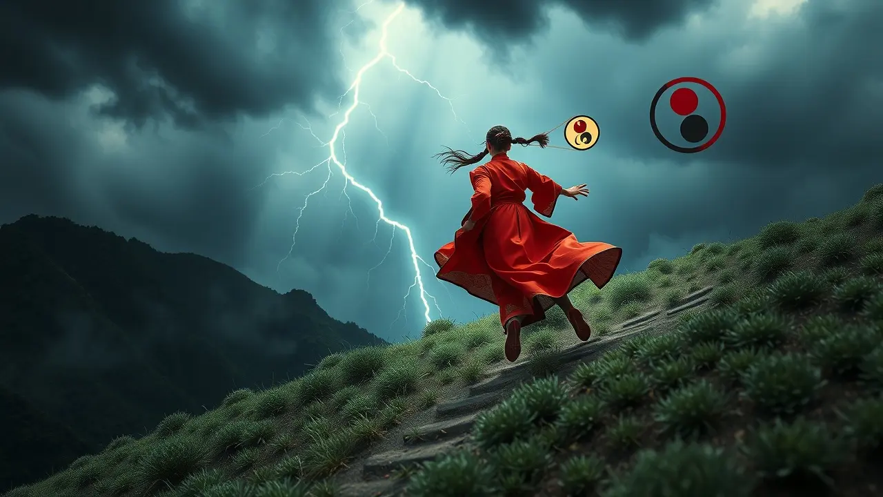 Significado de Sonhar com Guī Mèi (Hexagrama 54 do I Ching) Mulher fugindo do casamento: Sonhar com Guī Mèi.