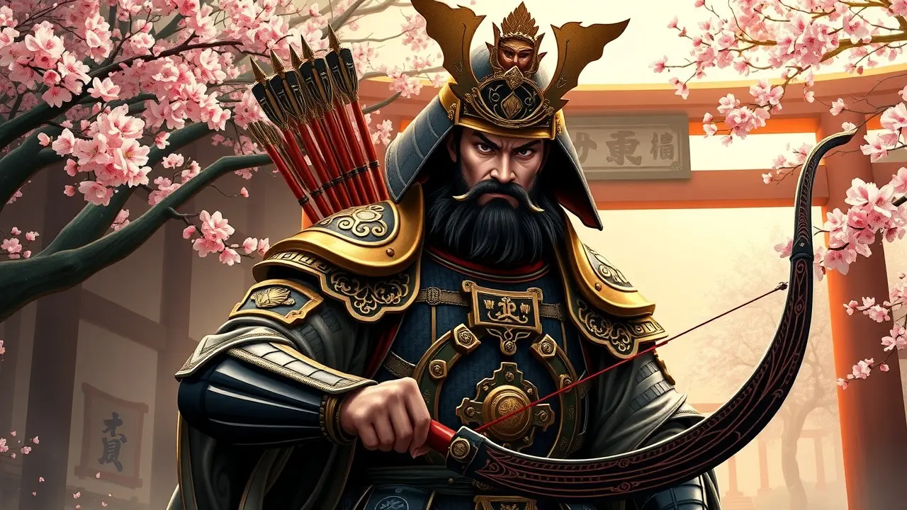 Sonhar com Hachiman: Descubra o Significado e as Mensagens Ocultas Representação de Hachiman, o deus da guerra e proteção.