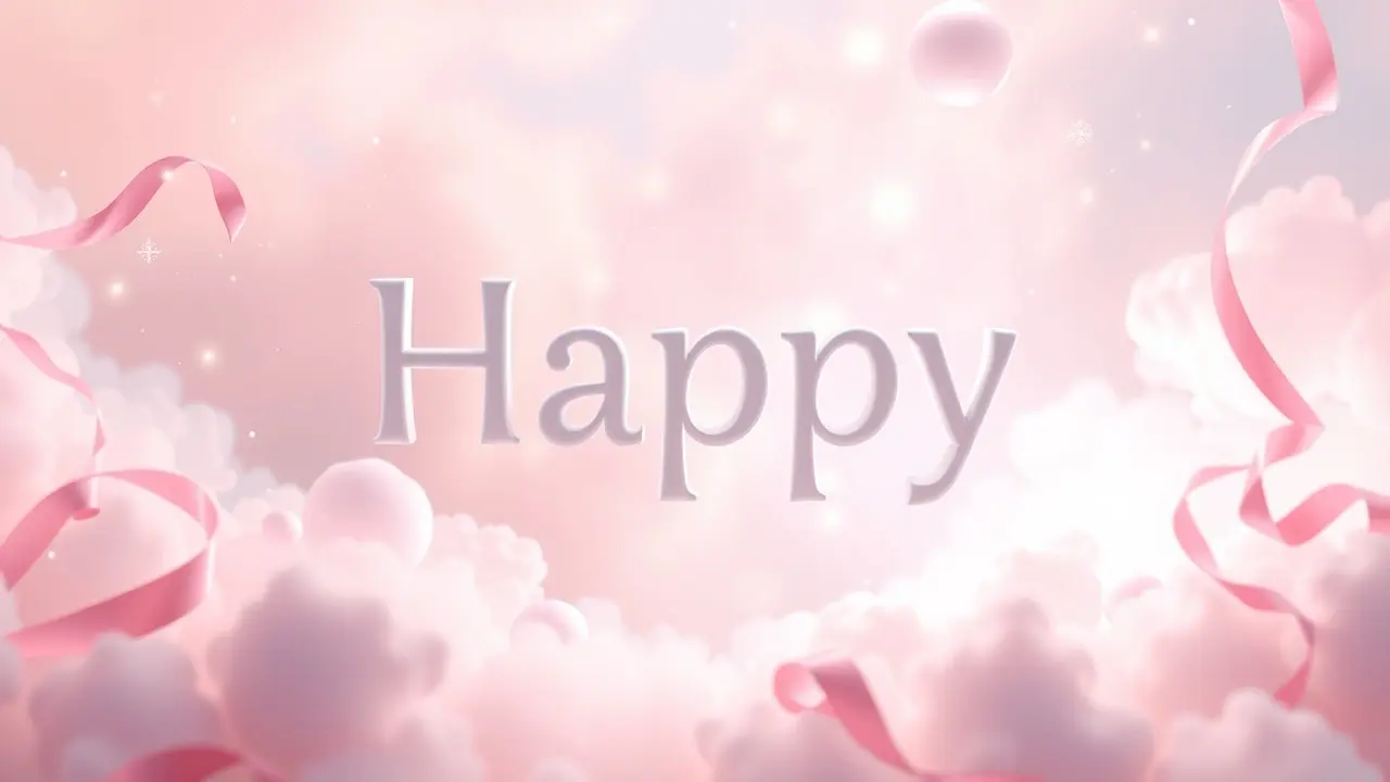 Sonhar com ‘Happy’: Descubra o Significado e as Mensagens Ocultas! Alegria onírica representada pela palavra 'Happy' em sonho.