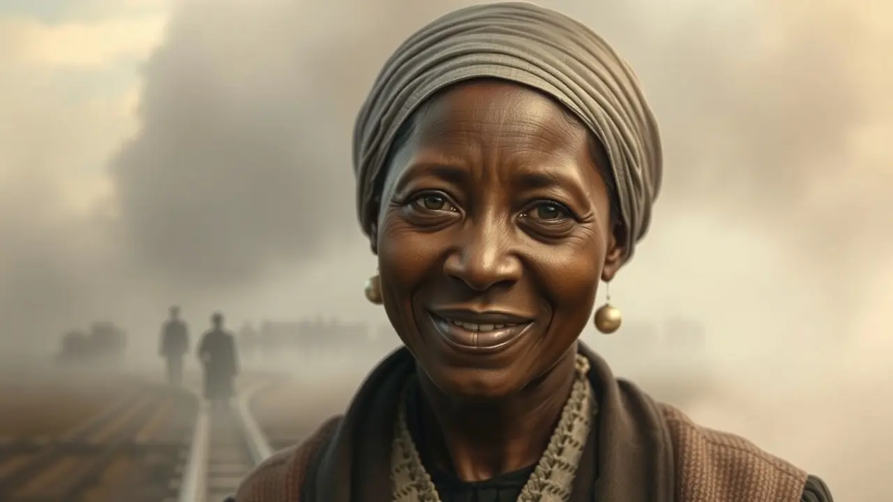 Sonhar com Harriet Tubman: Decifre os Sinais de Liderança e Liberdade Imagem de Harriet Tubman num sonho, simbolizando liderança e liberdade.