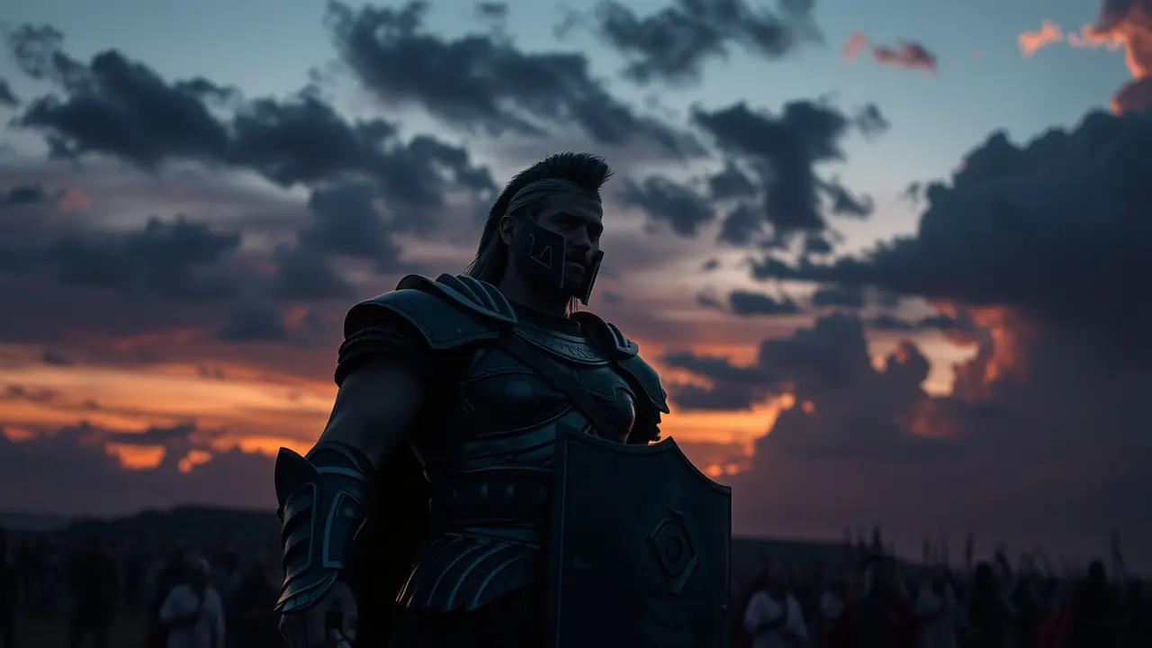 Sonho com Hector: figura heroica.