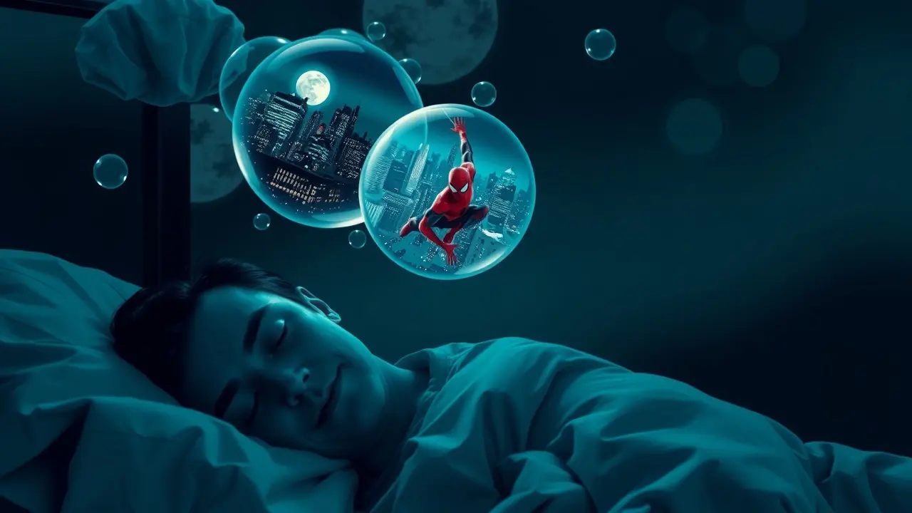 Pessoa Sonhando com o Homem-Aranha