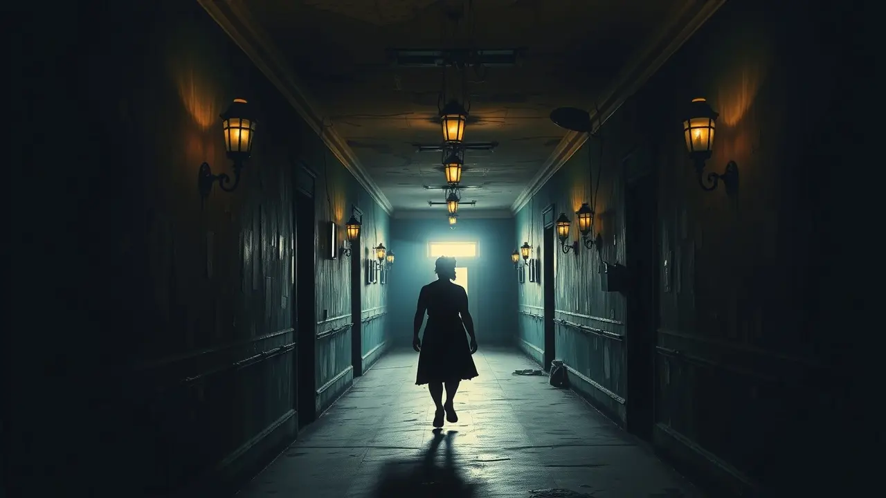 Sonhar com Hospício: Descubra o Significado e as Interpretações Corredor escuro e isolado em hospício.