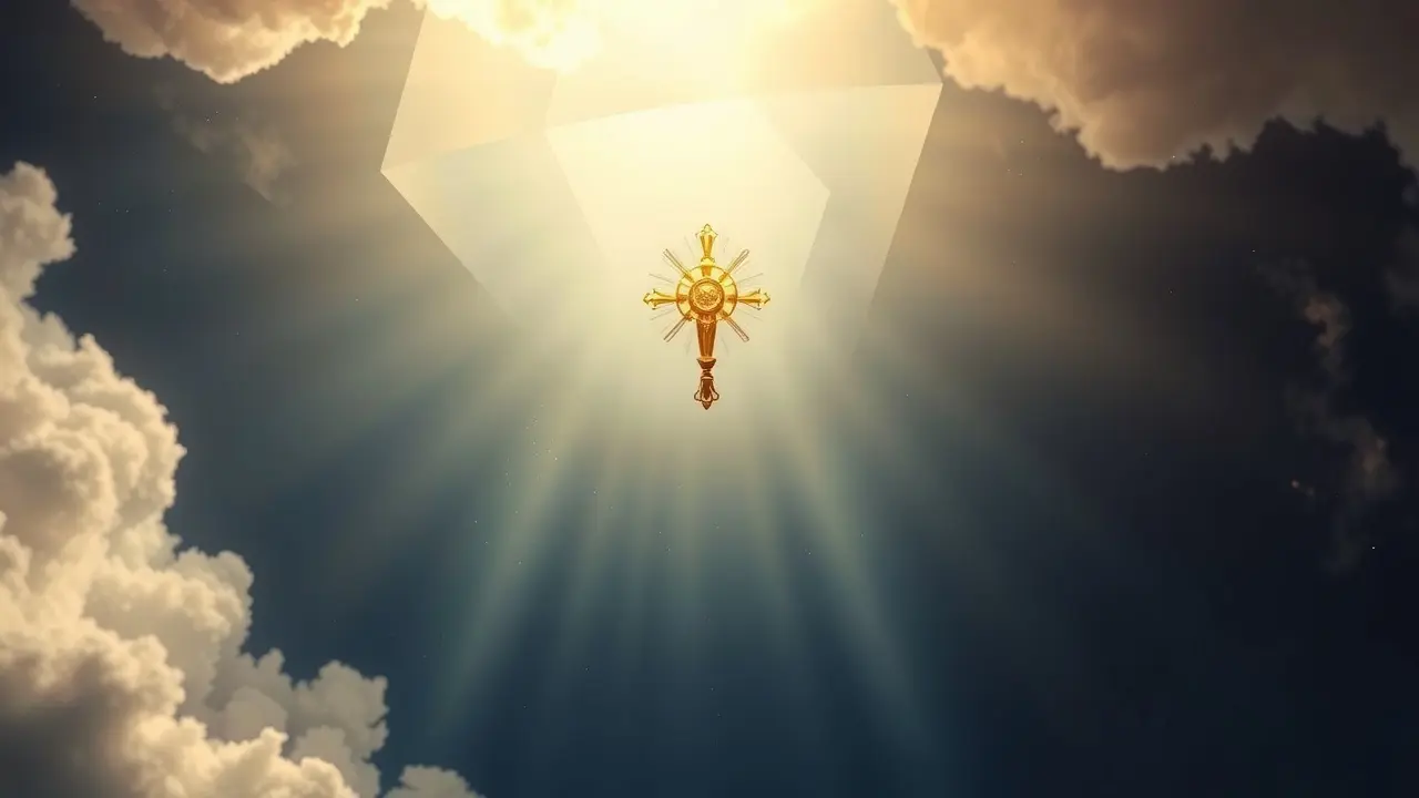 Significado de Sonhar com Hóstia Consagrada: Revelações e Reflexões Hóstia consagrada brilhando em sonho.