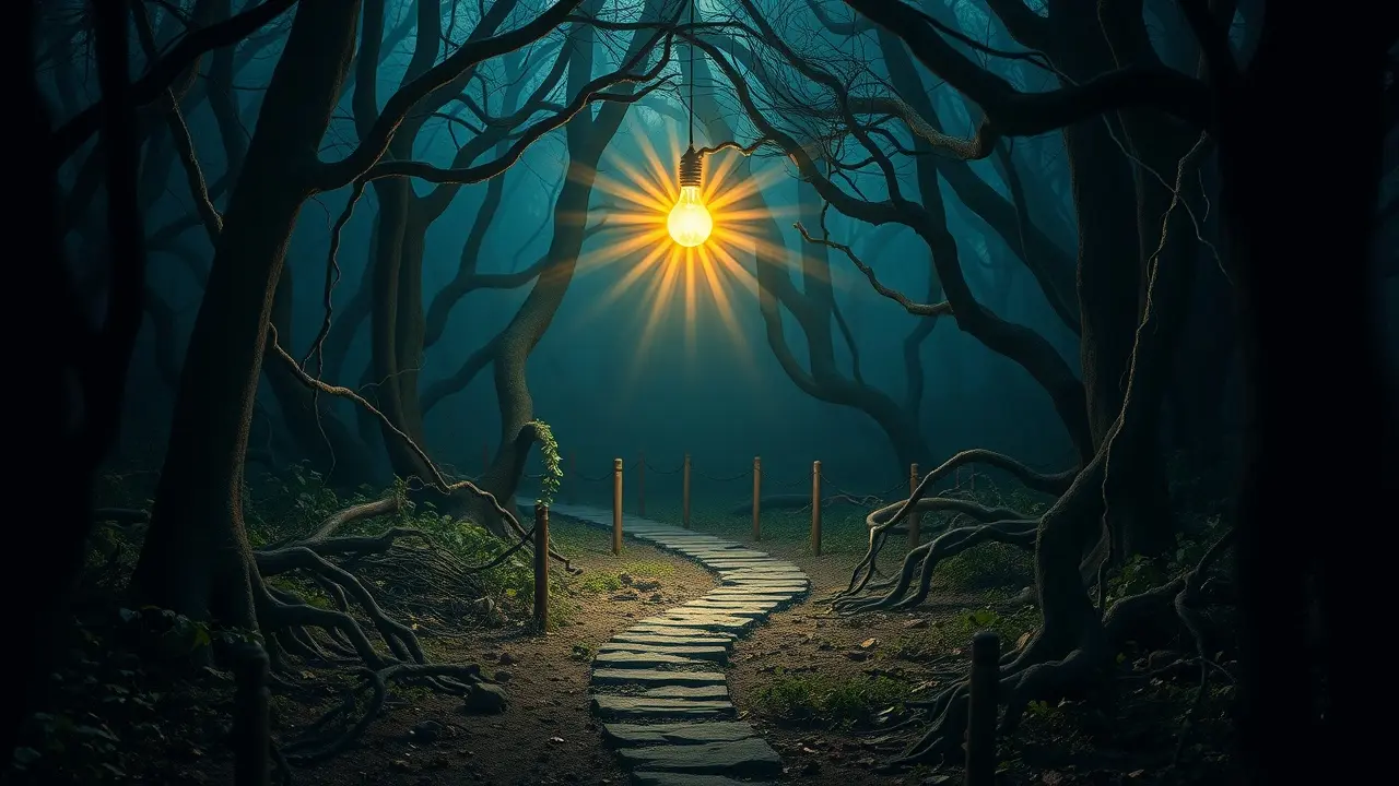 O Significado Profundo de Sonhar com Iluminação: Um Guia Completo Iluminação Guiando o Caminho em Sonho