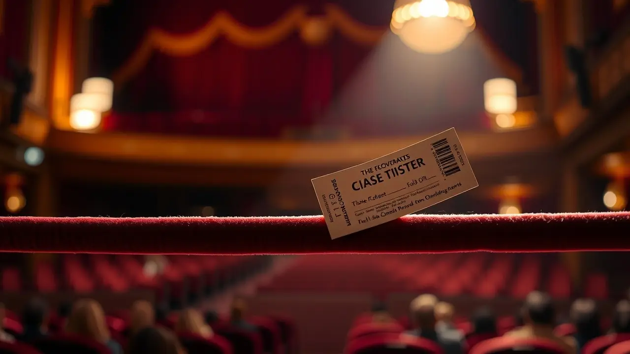 O Significado Profundo de Sonhar com Ingresso: Interpretando Seus Símbolos e Mensagens Ocultas Ingresso solitário iluminado, simbolizando oportunidade.