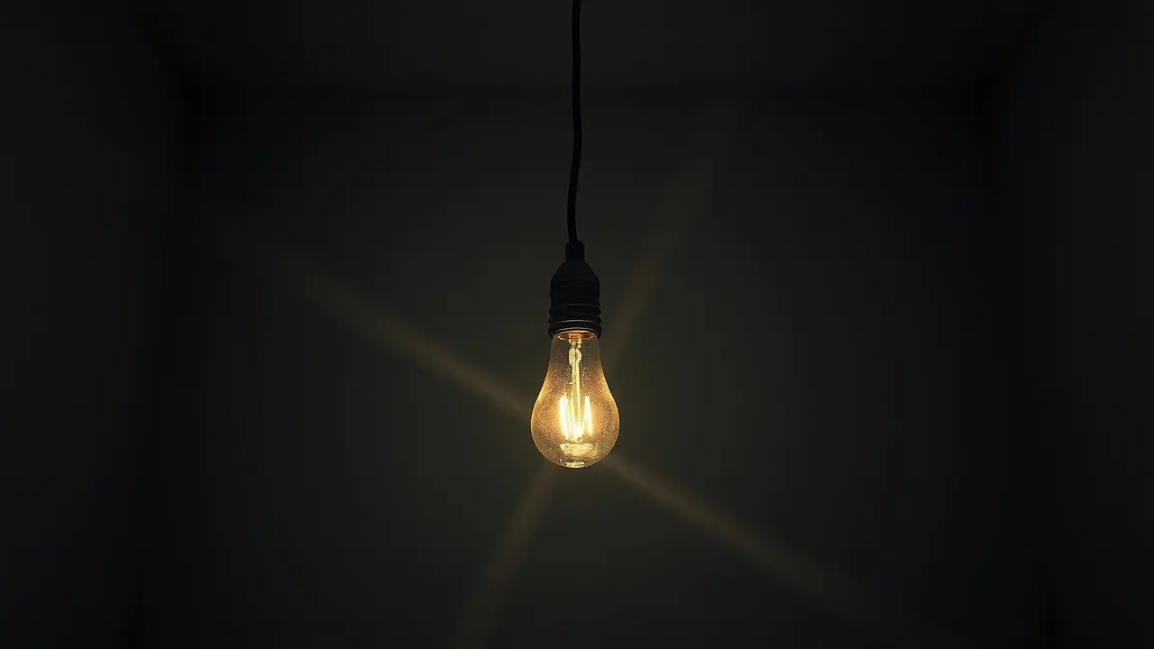 Sonhar com Intermitência: Descubra os Significados Ocultos! Lâmpada piscando simbolizando intermitência