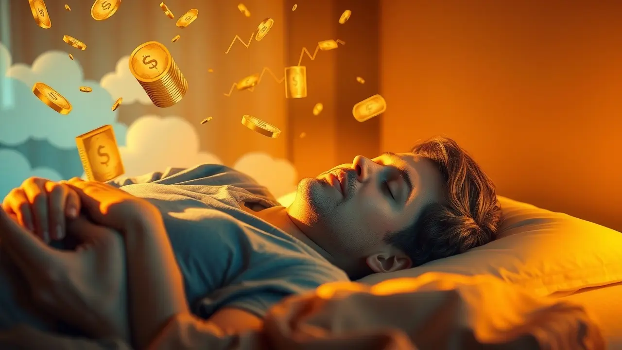 Sonhando com investimentos e finanças