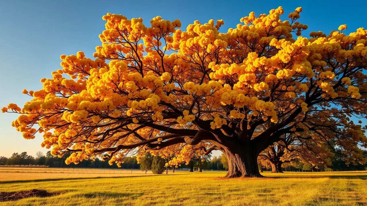 Ipê florido, beleza e prosperidade