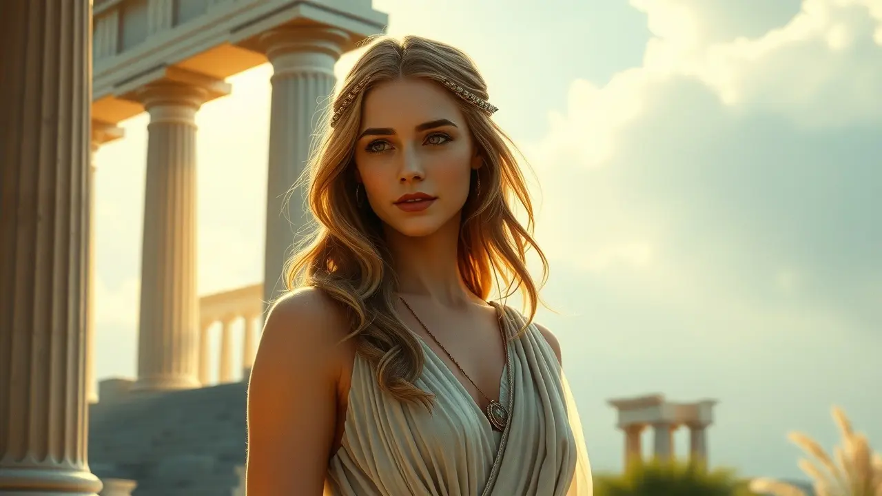 Sonhar com Ismene: Descubra os Significados e Interpretações Ilustração onírica de Ismene, da mitologia grega.