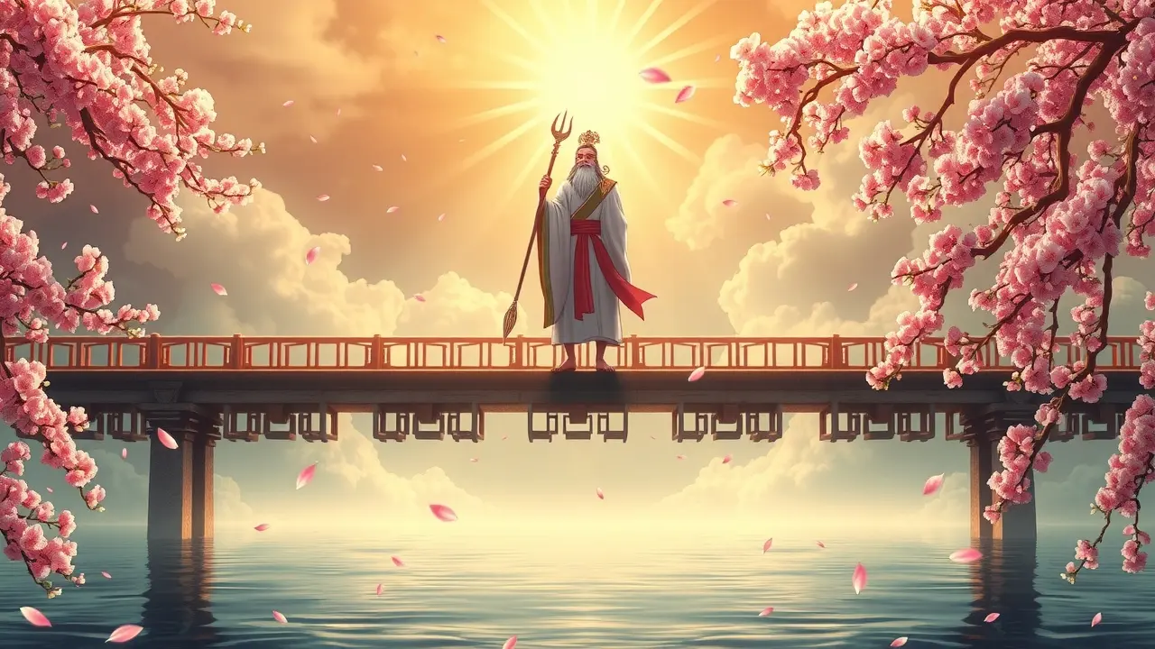 Sonho com Izanagi, deus da criação.