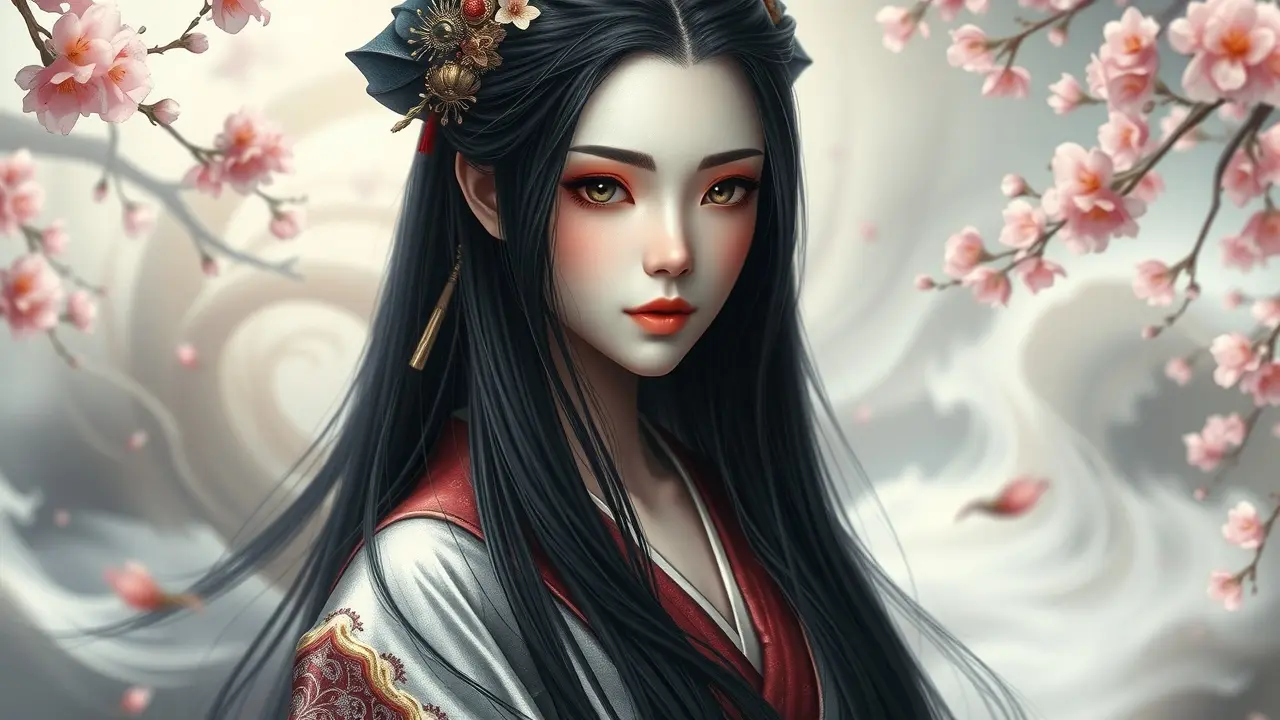 Izanami, deusa da criação e morte.