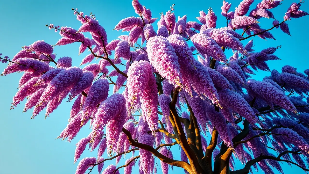 Sonhar com Jacarandá-Mimoso: Descubra os Significados Ocultos Jacarandá-mimoso florido