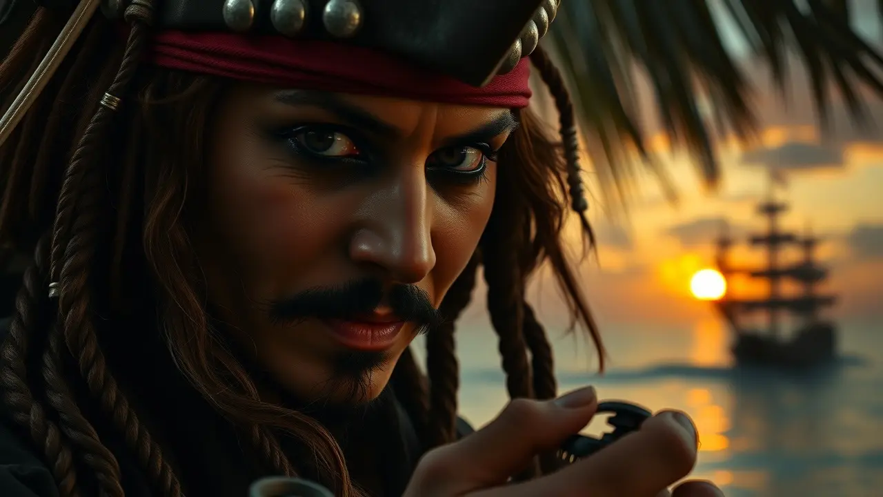 Sonho com Jack Sparrow: Símbolo de liberdade e aventura.