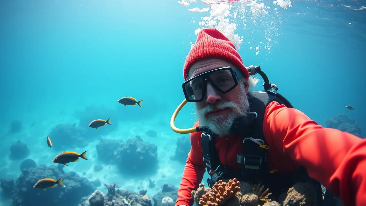 O Fascinante Significado de Sonhar com Jacques Cousteau Sonho com Jacques Cousteau explorando o oceano.