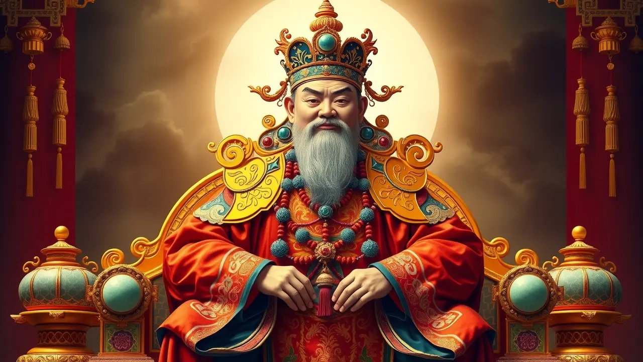 Representação artística do Jade Emperor.