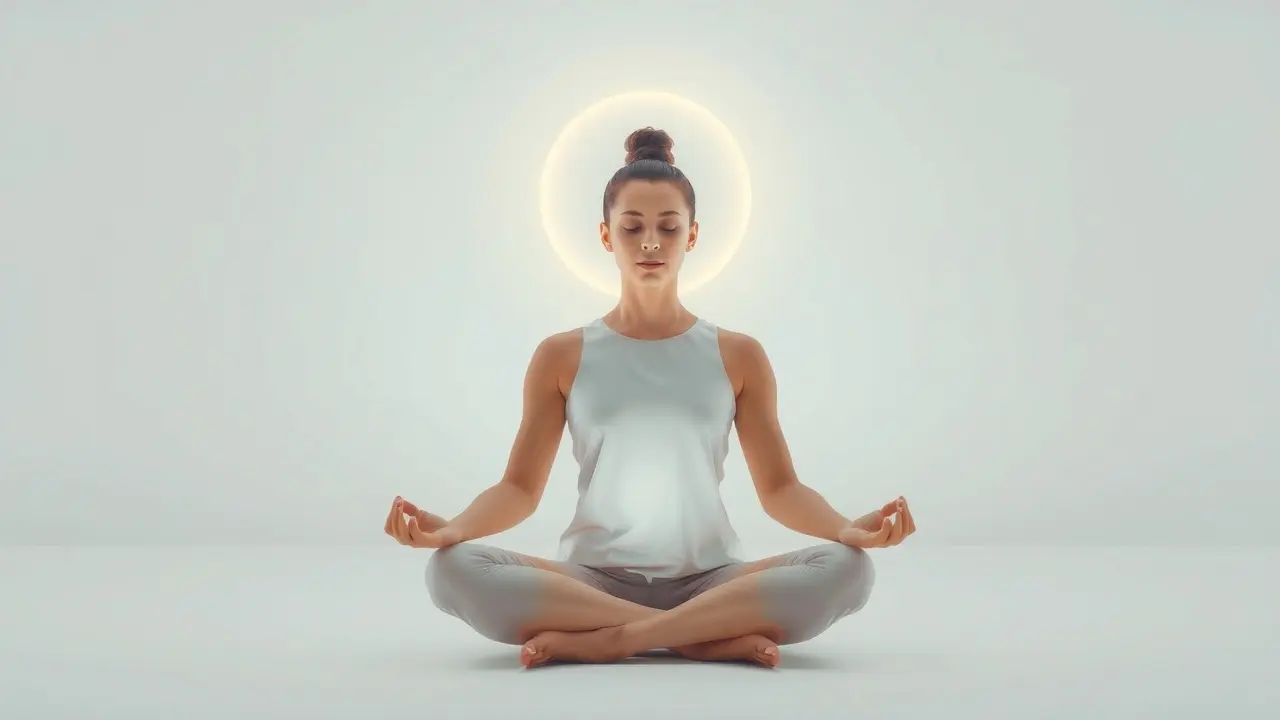 Pessoa meditando em busca de purificação espiritual