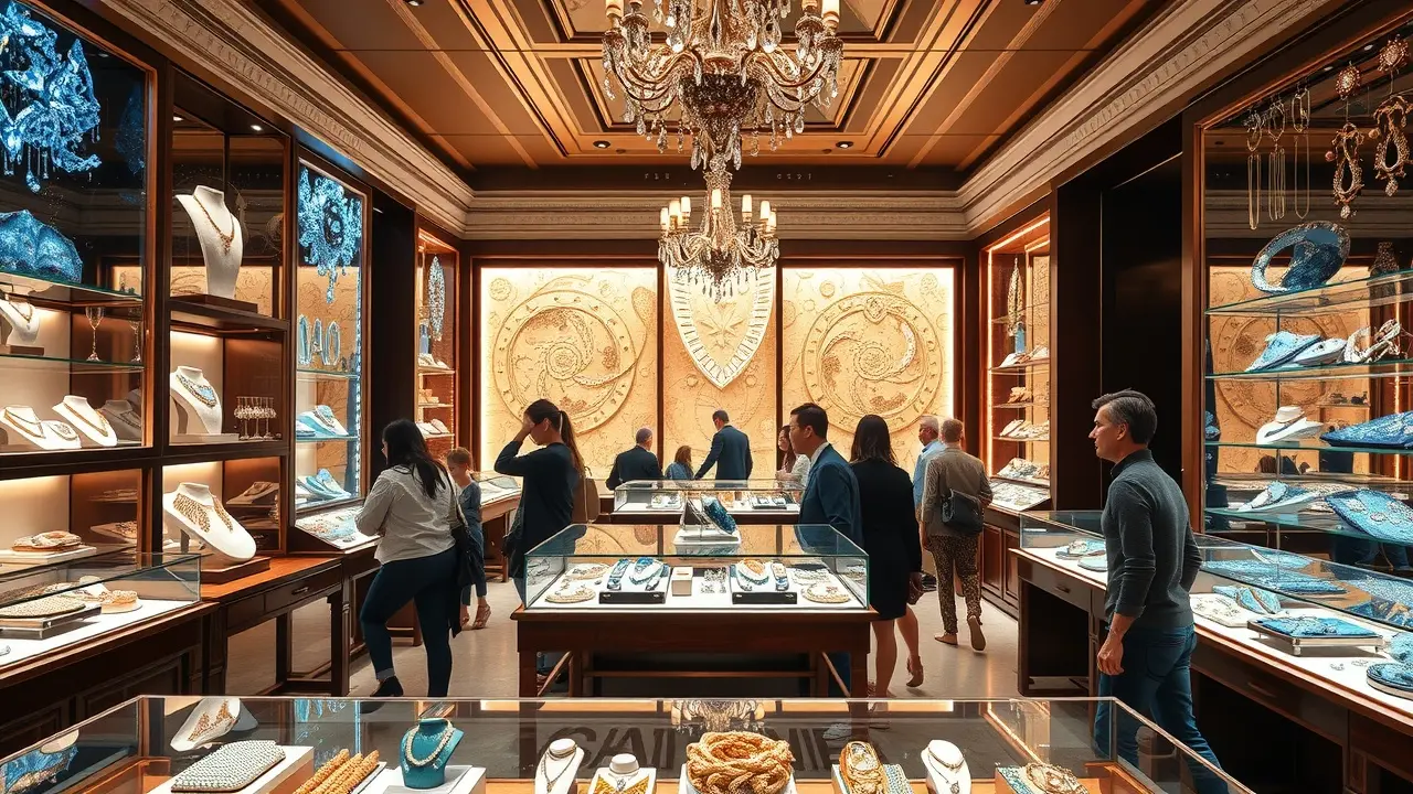 Sonhar com Joalheria: Descubra os Significados Ocultos Joalheria com joias brilhantes