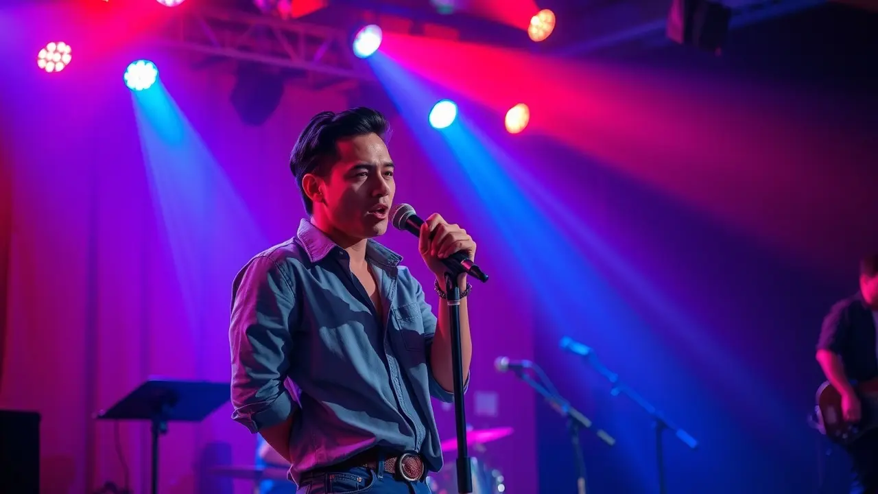 Significado de Sonhar com Jorge Vercillo: Intuições e Emoções à Flor da Pele Homem cantando em show, sonho com Jorge Vercillo