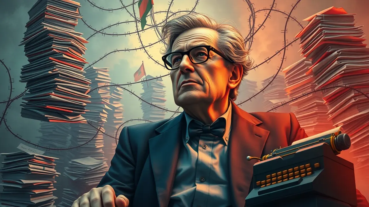 Sonhar com Joseph Heller: Decifrando os Significados Interpretação onírica com Joseph Heller e temas de burocracia.