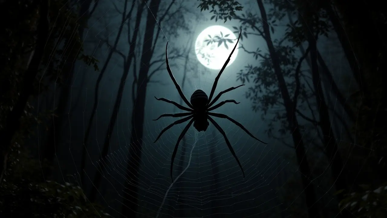 Sonhar com Aranha: Descubra os Significados Ocultos! Aranha tecendo teia na floresta