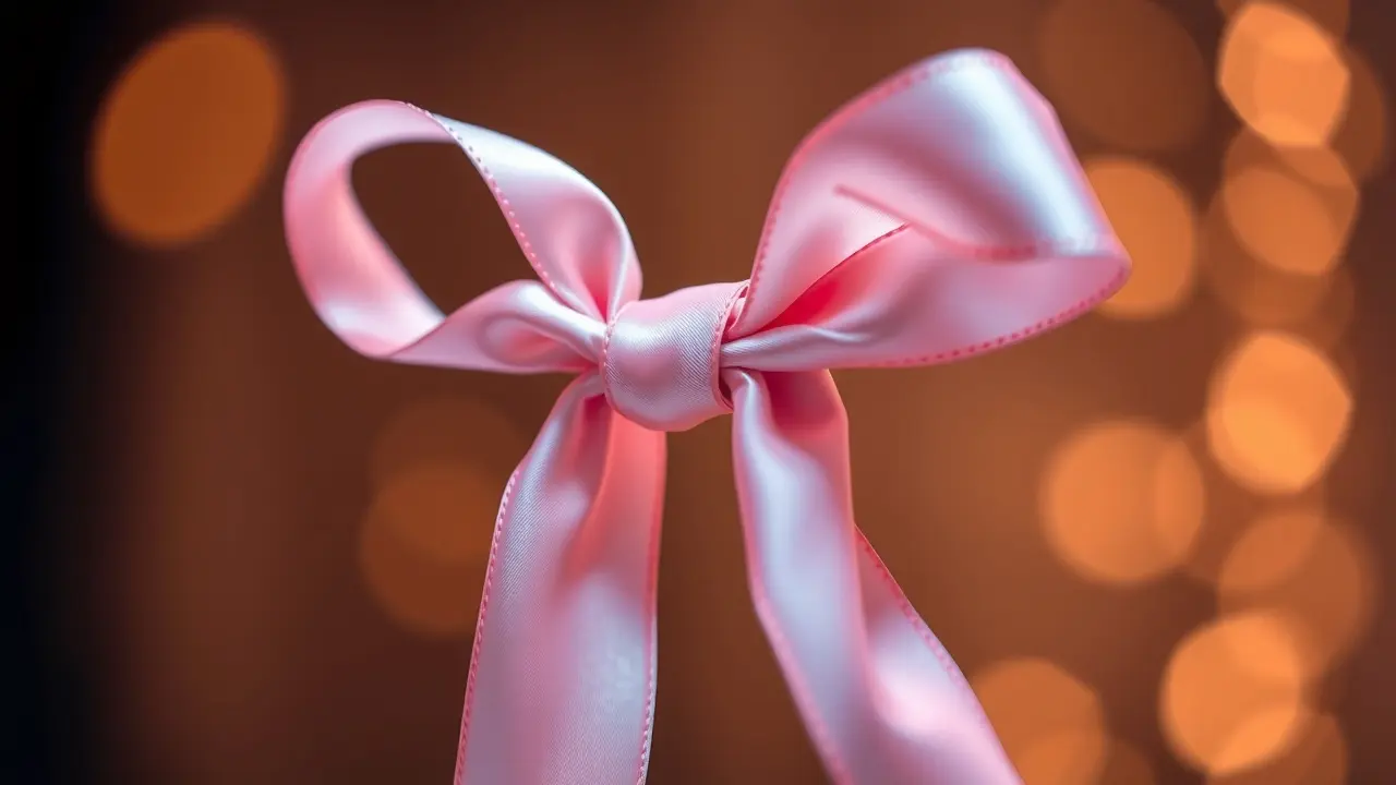 Sonhar com Laço: Descubra os Significados e Interpretações! Laço de seda colorido e delicado.